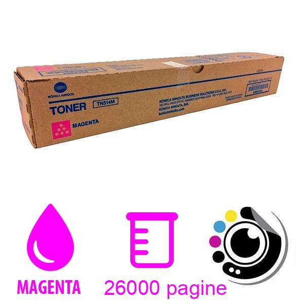 Toner Originale Konica Minolta TN-514 M (A9E8350)