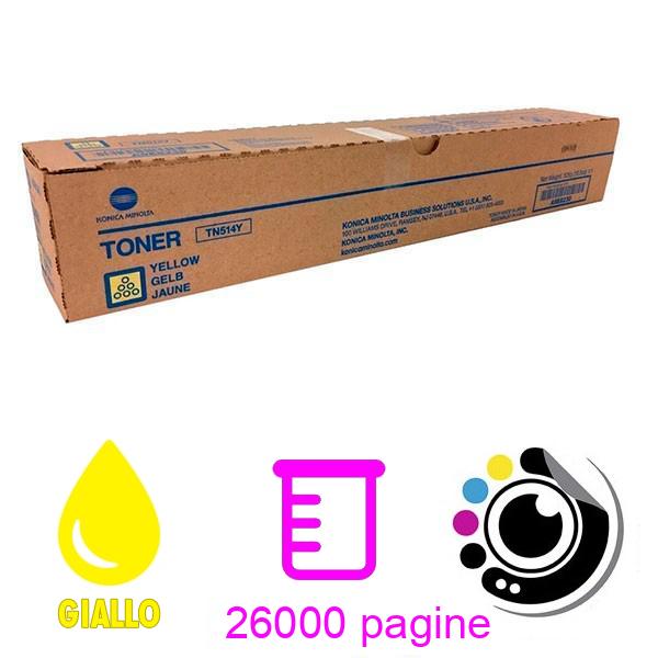 Toner Originale Konica Minolta TN-514 Y (A9E8250)