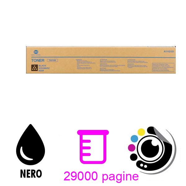 Toner Originale Konica Minolta Bizhub C220 / C280 Nero A11G151 / TN-216 / TN216 bk