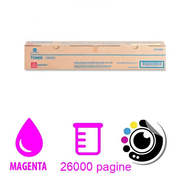 Toner Originale Konica C220 / C280 Magenta A11G351 / TN-216 / TN216