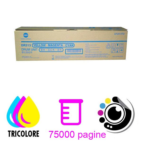 Tamburo Originale Konica Minolta Bizhub C258 / C308 / C368 Tricolore A7U40TD / DR313C