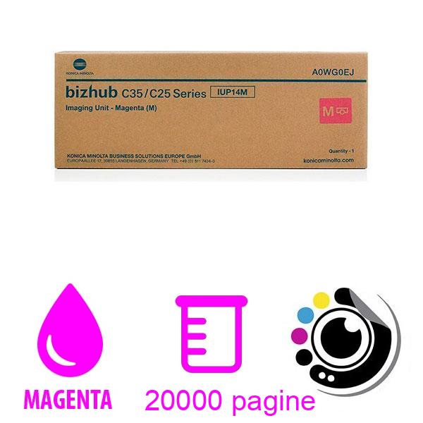 Originale Tamburo Konica Minolta Bizhub C25 / C35 Magenta IUP14M - A0WG0EJ