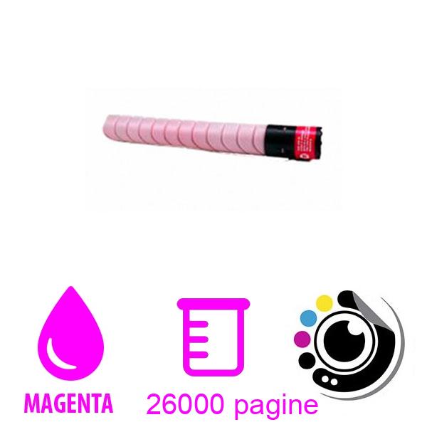 Toner compatibile Konica Minolta Bizhub C458, C558, C658 Magenta TN-514 / A9E8350