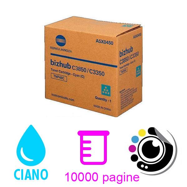 Toner Originale Konica Minolta TNP48 Ciano A5X0450