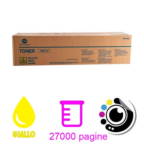 Toner Originale Konica Minolta TN611 Giallo