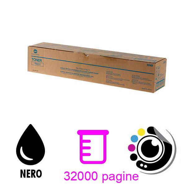 Toner Originale Konica Minolta TN511 Nero 024B