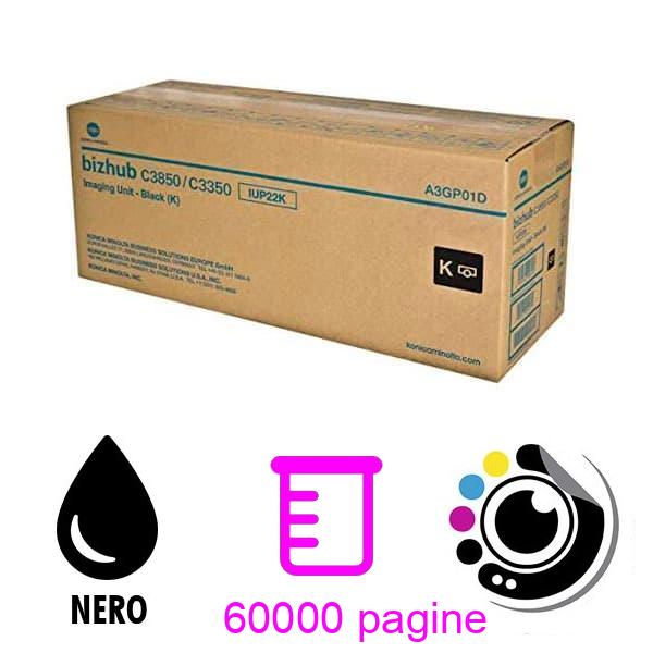 Originale Tamburo Konica Minolta IUP-22 Nero A3GP01D