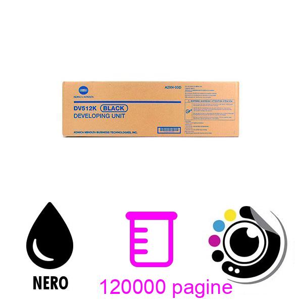 Sviluppatore Originale Konica Minolta DV512 Nero A2XN03D
