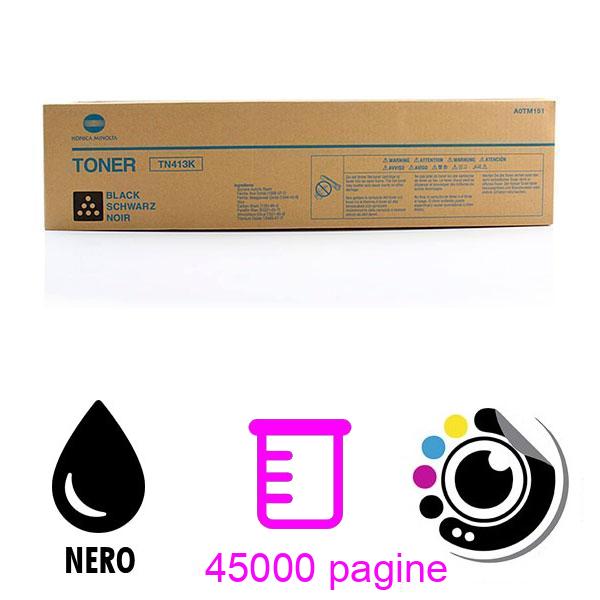 Toner Originale Konica Minolta TN-413 Nero A0TM151