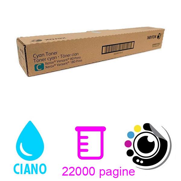 Toner Originale Xerox Versant 80 / 180/ 280 Press Ciano 006R01643 / 006R01854