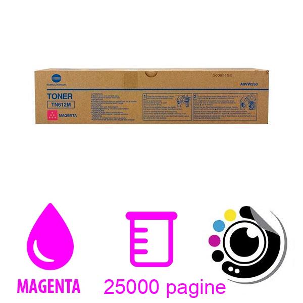 Toner Originale Konica Minolta TN612 Magenta A0VW350