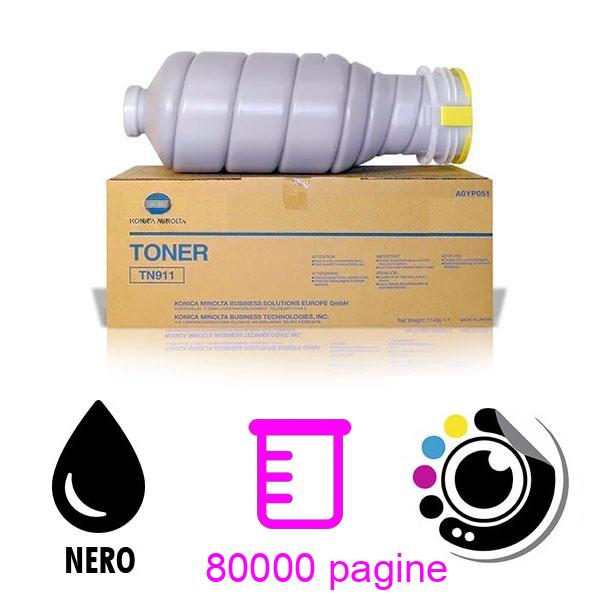 Toner Originale Konica Minolta TN-911 Nero A0YP030 / A0YP051