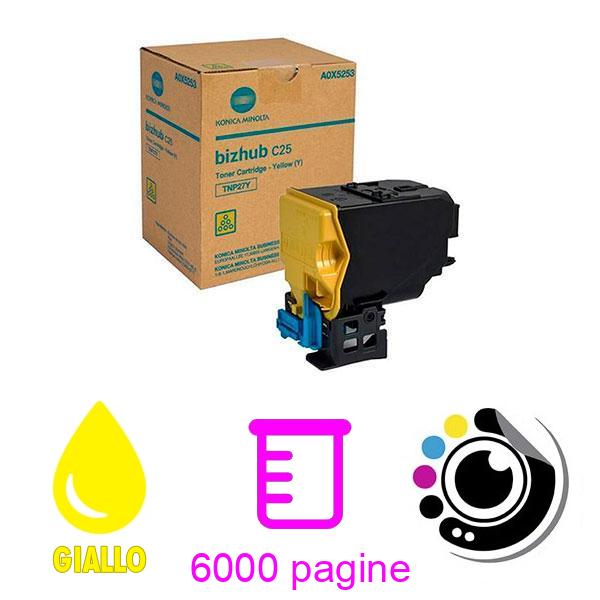 Toner Originale Konica Minolta TNP-27 Giallo A0X5253