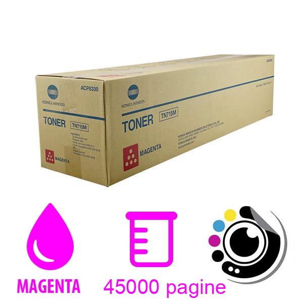 Toner Originale Konica Minolta TN715 Magenta ACP8350