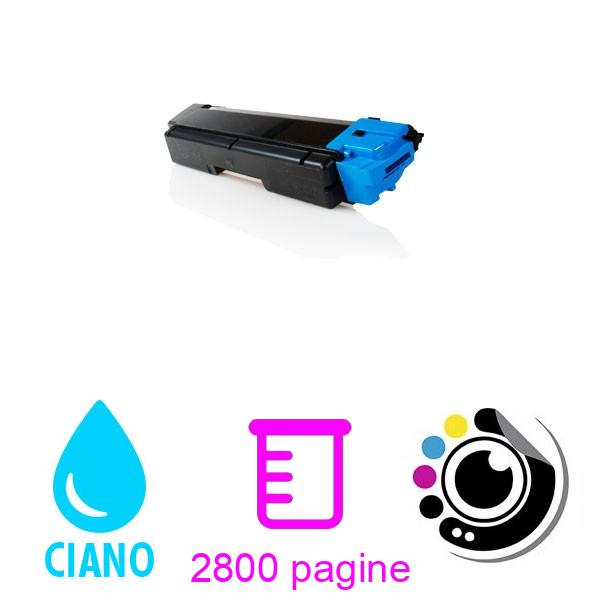 Toner compatibile Kyocera TK580 Ciano 1T02KT0NL0 TK-580