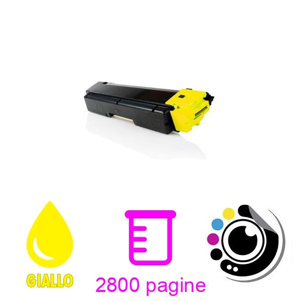 Toner compatibile Kyocera TK580 Giallo 1T02KTANL0 TK-580