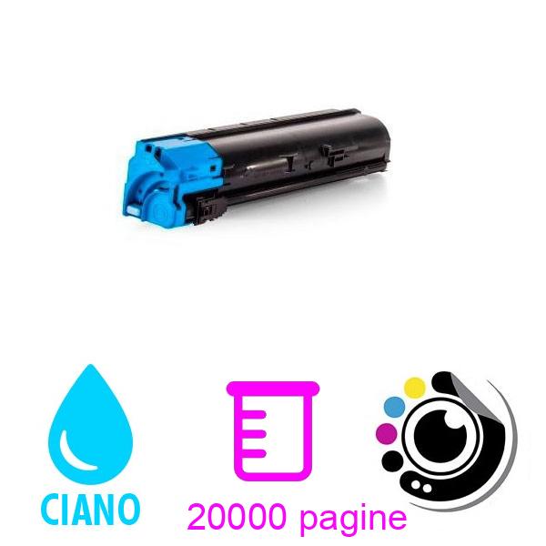 Toner compatibile Kyocera TK8600 Ciano TK-8600C / 1T02MNCNL0