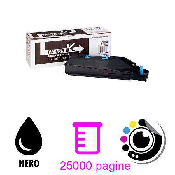 Toner Originale Kyocera TK855 Nero 1T02H70EU0 TK-855