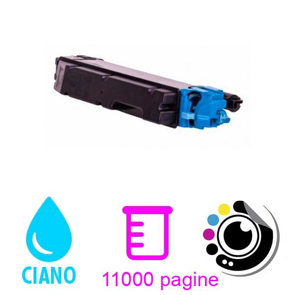 Toner compatibile Kyocera TK5280 Ciano 1T02TWCNL0