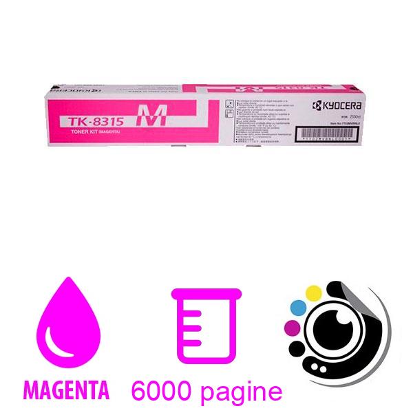 Toner Originale Kyocera TK-8315 Magenta 1T02MVBNL0