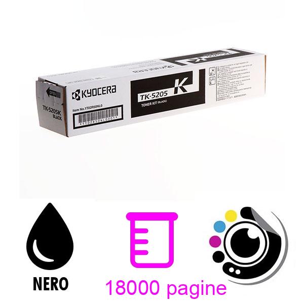 Toner Originale Kyocera TASKalfa 356 ci TK5205 Nero 1T02R50NL0