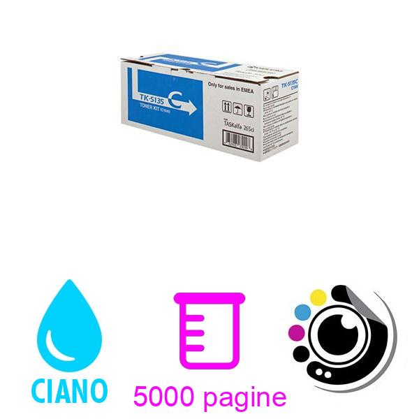 Originale Toner kyocera TK5135 Cyan