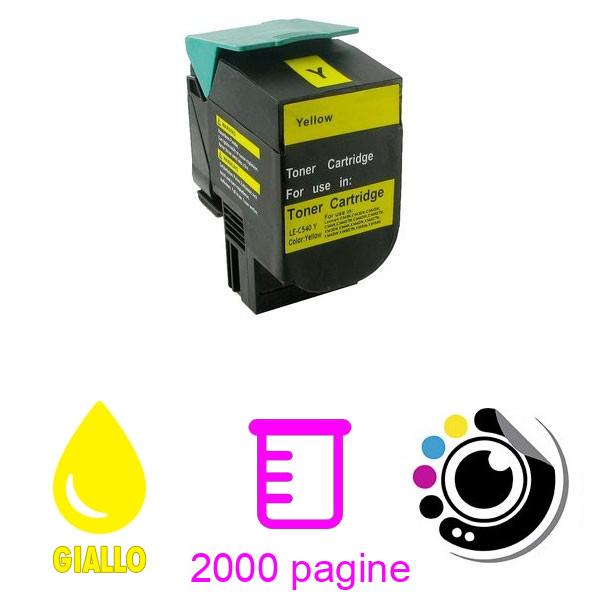 Compatibile Toner Lexmark C540N / C544DN / X544N Giallo C540H1YG
