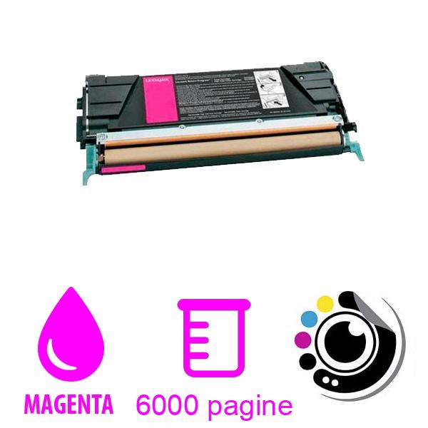 Compatibile Toner C734A1MG Lexmark C734 / C736 / X738 Magenta