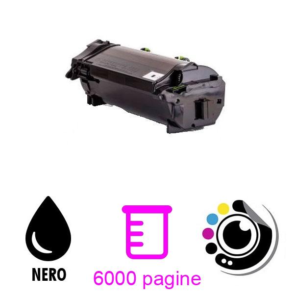 Compatibile Toner Lexmark MS810 / MS811 / MS812 Nero 52D2000 / 522 (6K)