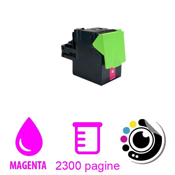 Toner Compatibile Lexmark CS317 / CS417 / CX317 / CX417 Magenta 71B20M0