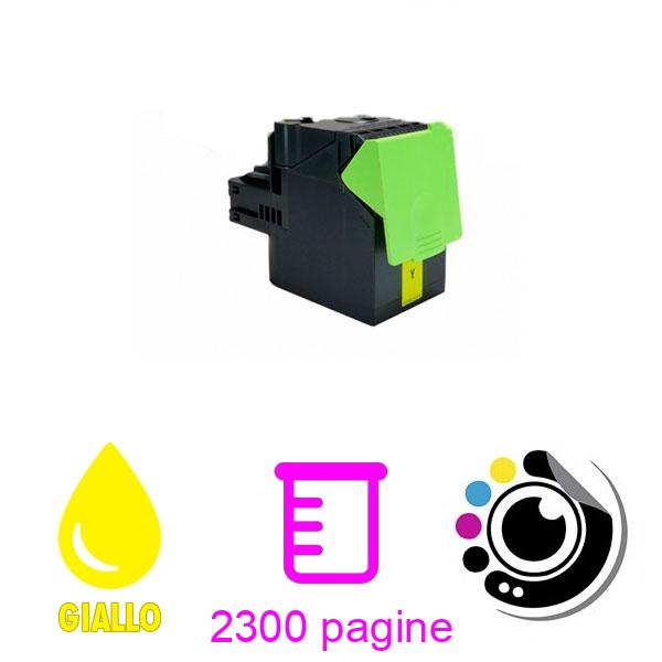 Toner Compatibile Lexmark CS317 / CS417 / CX317 / CX417 Giallo 71B20Y0