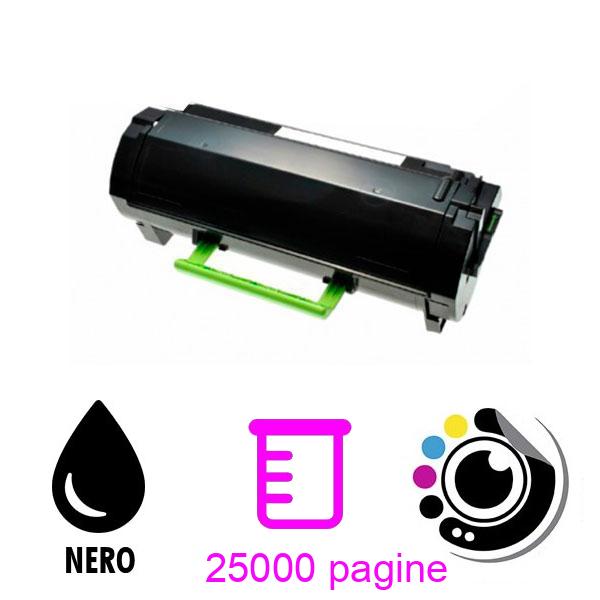Toner compatibile Lexmark MS521 | MS621 | MS622 | MX521 | MX522 | MX622 Nero 56F2U00 25K
