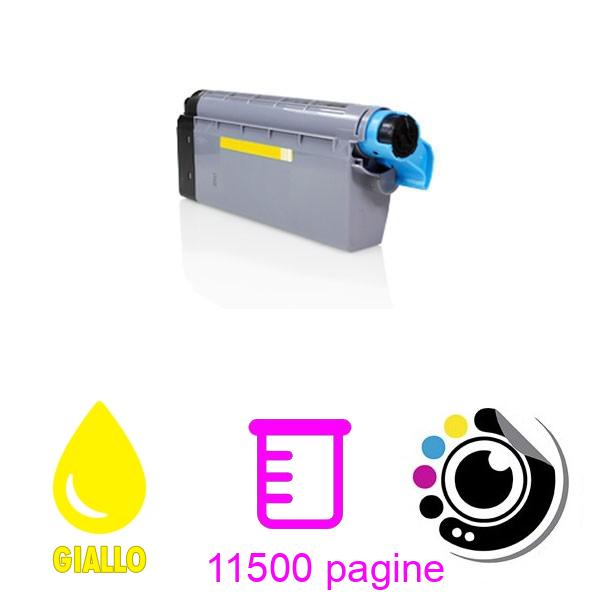 Toner compatibile OKI C710 / C711 Giallo 44318605