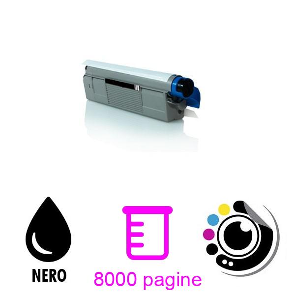 Compatibile Toner OKI C610 Nero 44315308