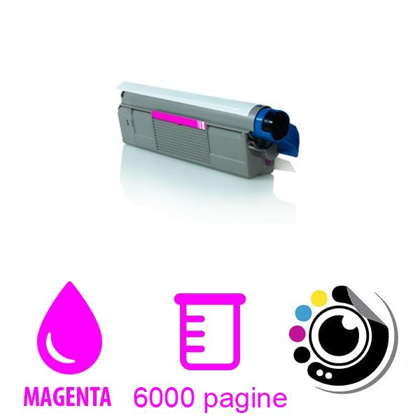 Compatibile Toner OKI C610 Magenta 44315306