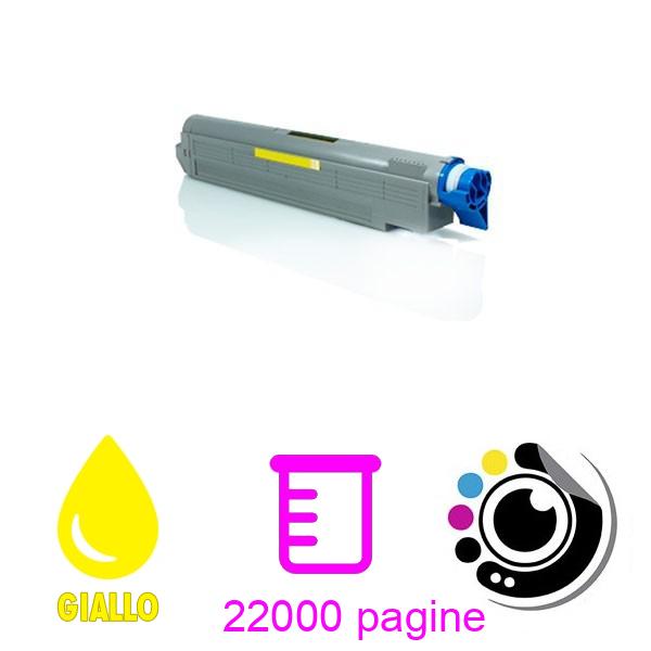 Toner compatibile OKI C9655 Giallo 43837129