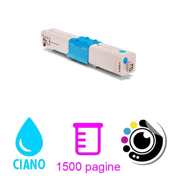 Compatibile Toner OKI C301 / C321 Ciano 44973535