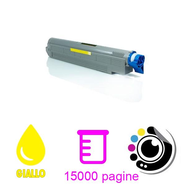 Compatibile Toner OKI ES3640A3 / Pro Giallo 43837105
