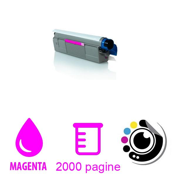 Compatibile Toner OKI C5650 / C5750 Magenta 43872306