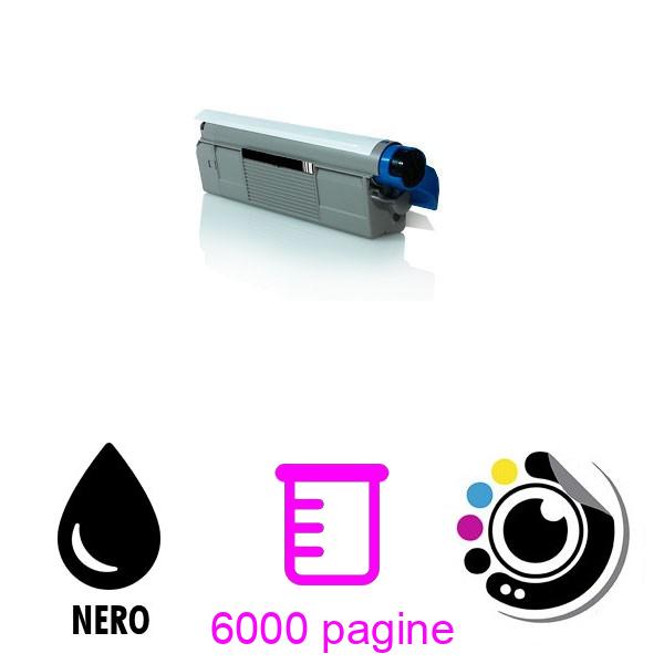Compatibile Toner OKI C5800 / C5900 / C5550MFP Nero 43324424