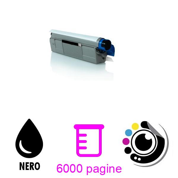 Compatibile Toner OKI C8600 / C8800 Nero 43487712