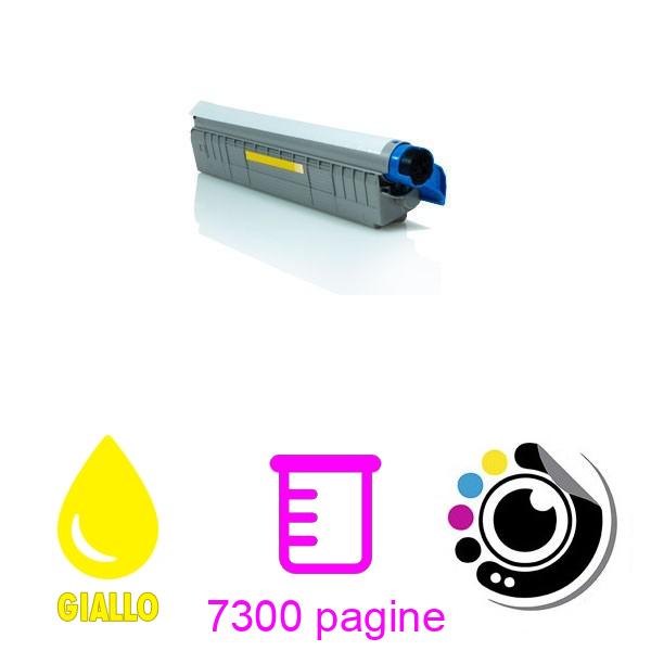 Compatibile Toner OKI C801 / C821 Giallo 44643001