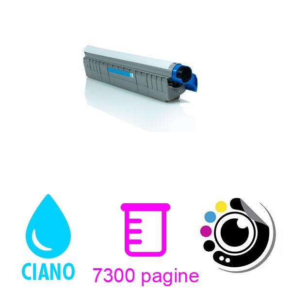 Compatibile Toner OKI MC851 / MC861 / MC862 Ciano 44059167 / 44059255