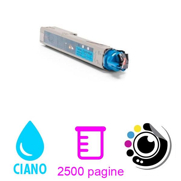 Toner compatibile OKI C3520 / C3530 / MC350 / MC360 Ciano 43459371
