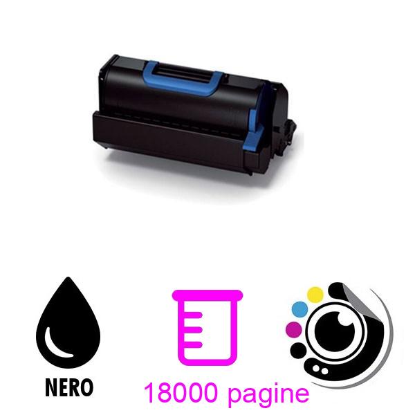 Compatibile Tamburo + OKI B721 / B731 / MB760 / MB770 Nero 45488802