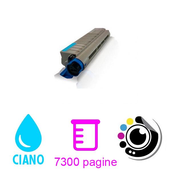 Compatibile Toner OKI C822 Ciano 44844615