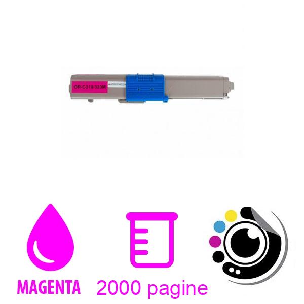 Toner compatibile OKI MC351 / MC352 / MC361 / MC362 / MC561 / MC562 Magenta 44469705