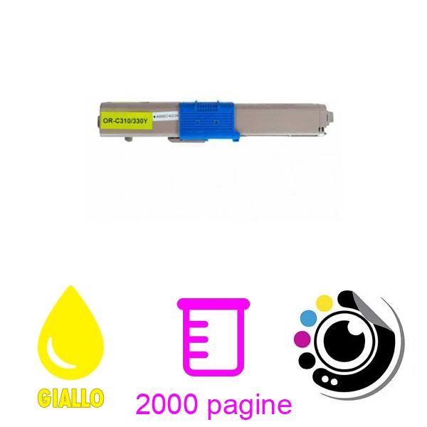 Toner compatibile OKI MC351 / MC352 / MC361 / MC362 / MC561 / MC562 Giallo 44469704
