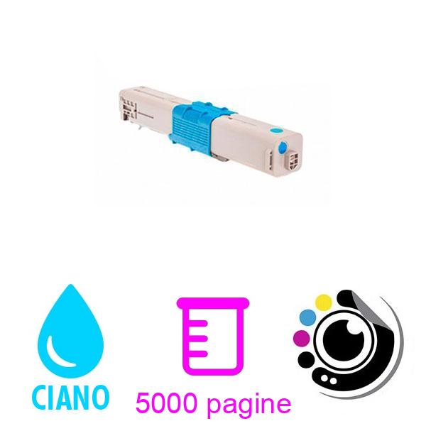 Compatibile Toner OKI C510 / C530 / MC561 Ciano 44469724
