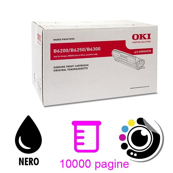 Toner Originale OKI B6200/6250/6300 CT350265 Nero LA SCATOLA NON E\' IN BUONE CONDIZIONI